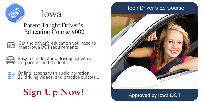 Iowa Parent Taught Driver's Education Course